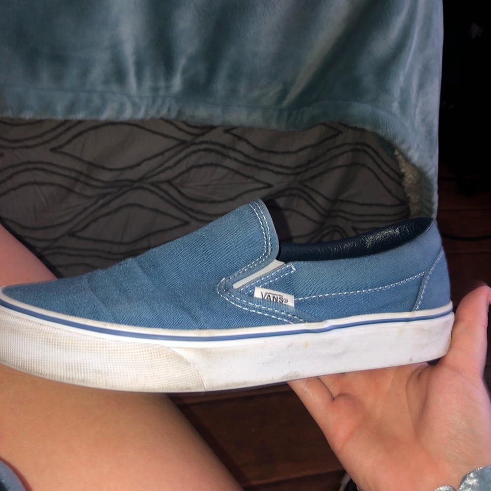 Blue Slip On Vans